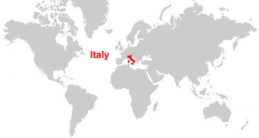 Italy On A World Map Italy Map and Satellite Image