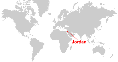 Jordan Map And Satellite Image