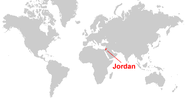 Jordan Map and Satellite Image