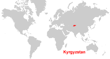 where is kyrgyzstan located on the world map Kyrgyzstan Map And Satellite Image where is kyrgyzstan located on the world map