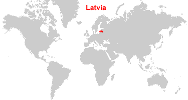 Latvia On World Map Latvia Map and Satellite Image