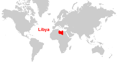 Libya On World Map Libya Map and Satellite Image