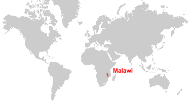 political map of malawi