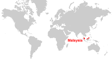 Malaysia On The World Map Malaysia Map and Satellite Image