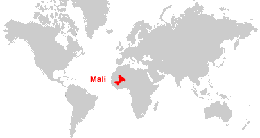 Mali On World Map Mali Map and Satellite Image