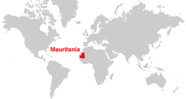 Map Of Mauritania 