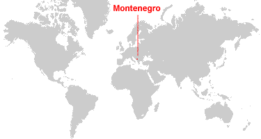 Montenegro In World Map Montenegro Map and Satellite Image