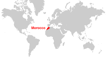 Morocco World Map