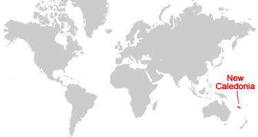 New Caledonia Map and Satellite Image