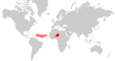 Niger Map And Satellite Image