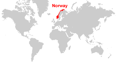 Norway Country In World Map Norway Map And Satellite Image