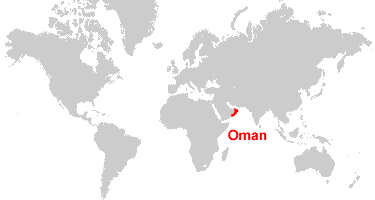 oman location in world map Oman Map And Satellite Image oman location in world map