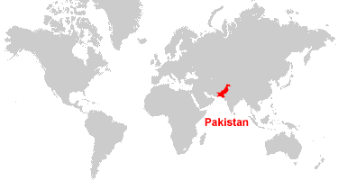 World Map Showing Pakistan Caresa Vivianne   Map Of Pakistan 