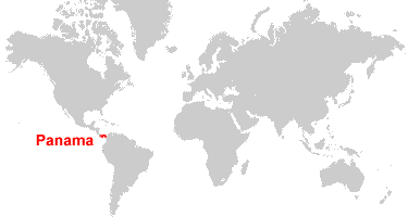 Panama World Map