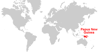 World Map Showing New Guinea Freddy Bernardine   Map Of Papua New Guinea 