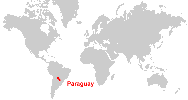 Paraguay Map And Satellite Image   Map Of Paraguay 