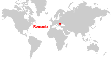 romania map satellite where