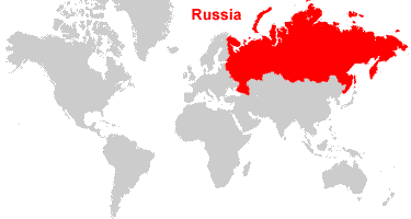 World Political Map Russia - Elaine Marsiella