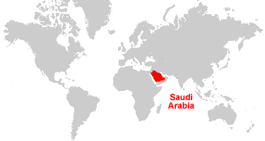 Saudi Arabia In World Political Map Ardisj Michelle   Map Of Saudi Arabia 