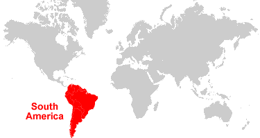 Where Is South America On The World Map