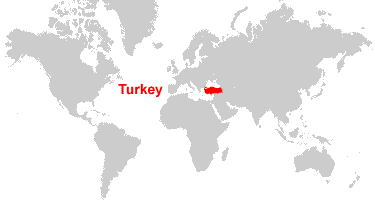 World Map Showing Turkey Alvina Margalit   Map Of Turkey 