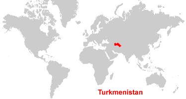 Turkmenistan On World Map Turkmenistan Map and Satellite Image