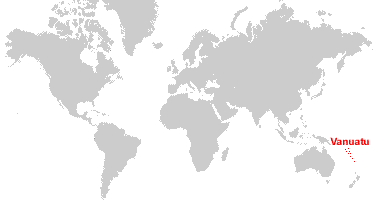 Vanuatu Map And Satellite Image   Map Of Vanuatu 