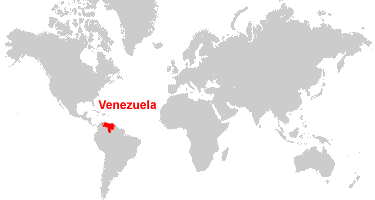 Venezuela On The World Map - Wilie Julianna
