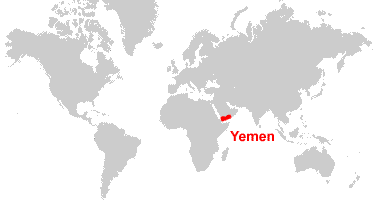 yemen on world map Yemen Map And Satellite Image yemen on world map