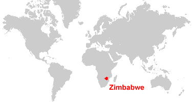 Zimbabwe On World Map Zimbabwe Map And Satellite Image