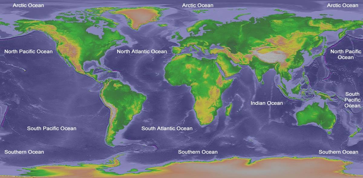 Atlantic Ocean Map