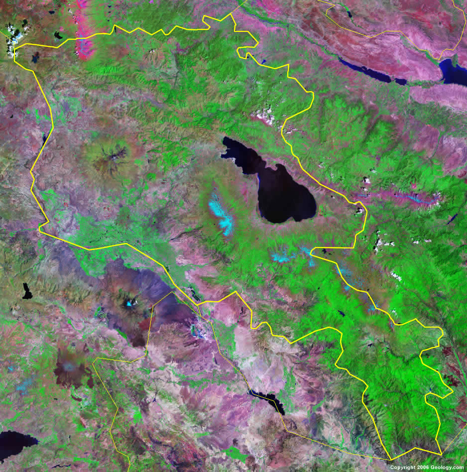 Armenia Map (Political) - Worldometer