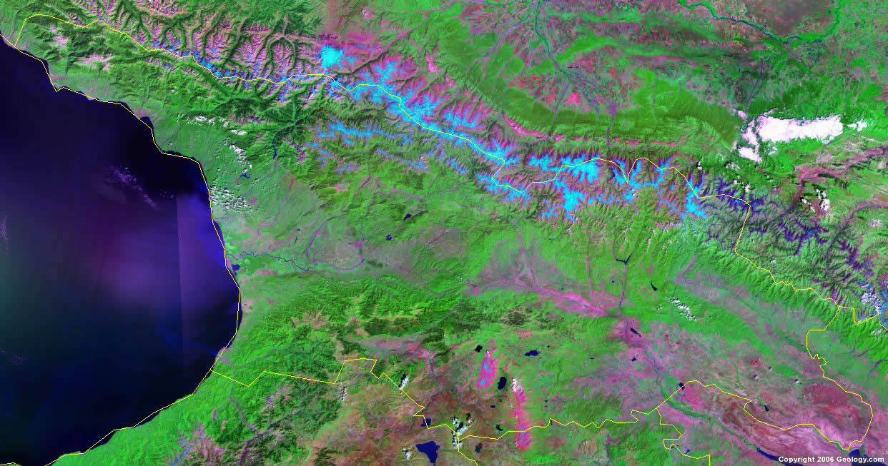 Карта грузии спутниковая в реальном времени высокого разрешения