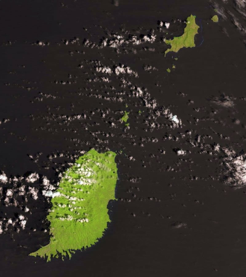 Satellite Image Of Grenada 