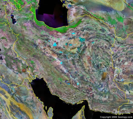 Iran satellite photo