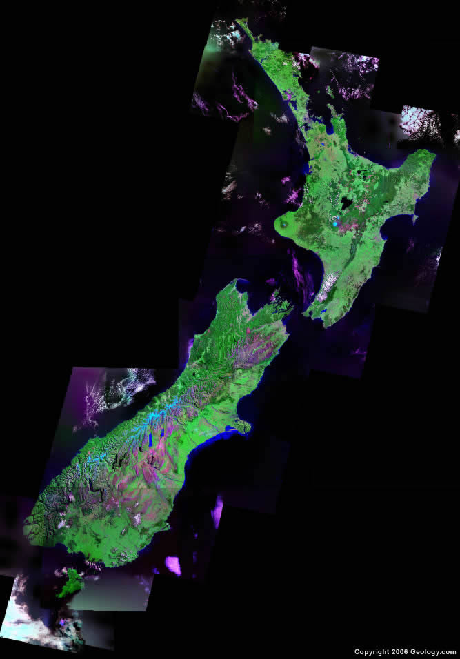 Up To Date Satellite Maps Nz New Zealand Map And Satellite Image