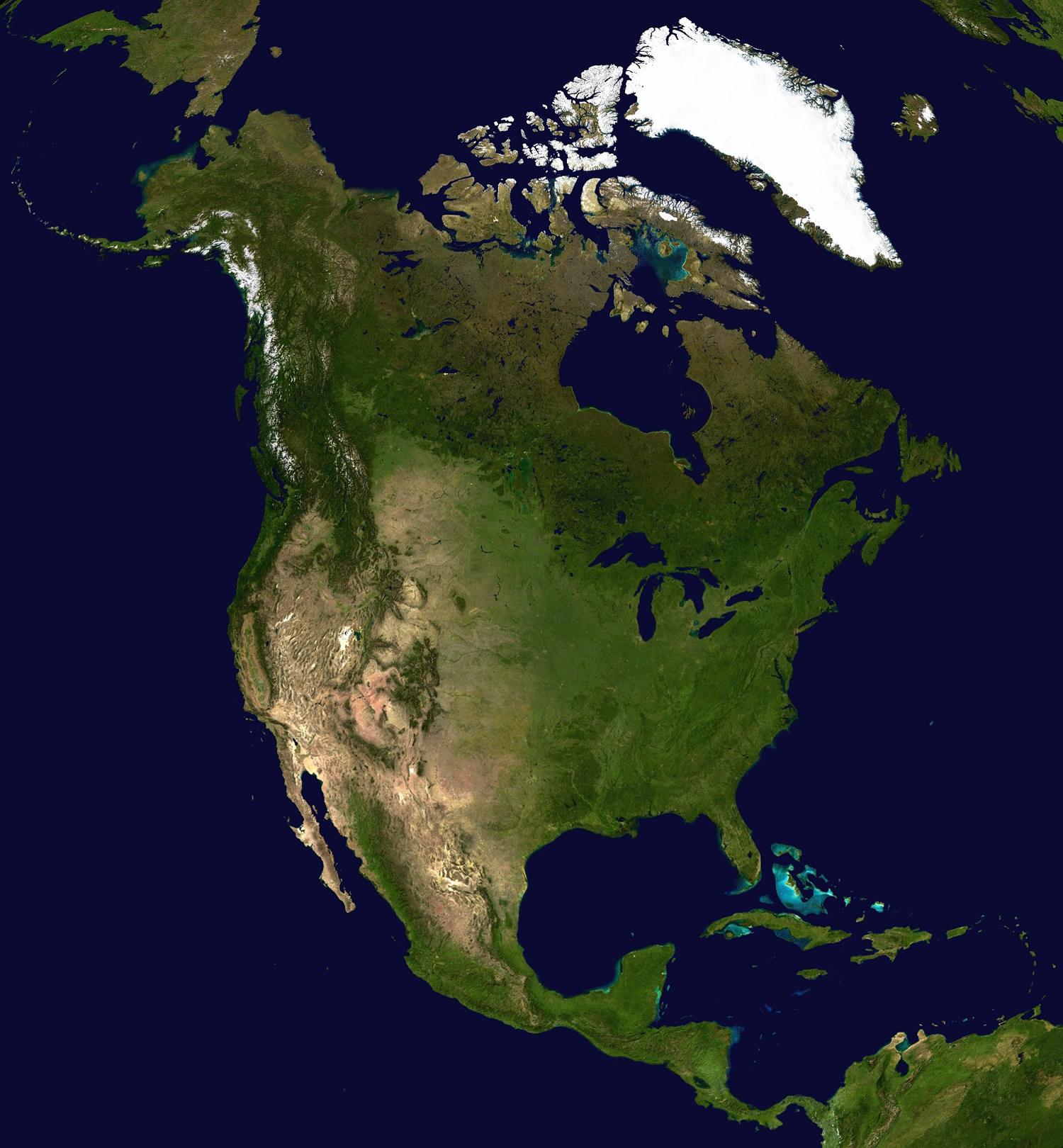 north american countries list and capitals