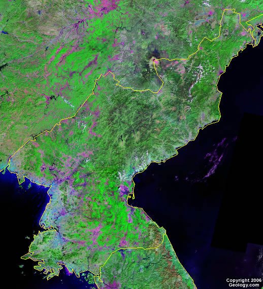 North Korea satellite photo