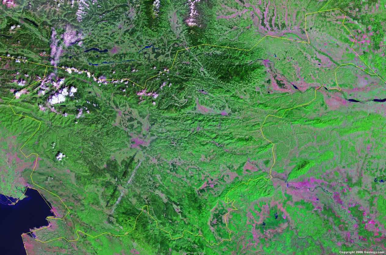 Slovenia satellite photo