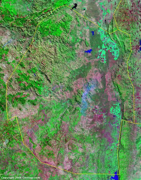 eSwatini (Swaziland) satellite photo