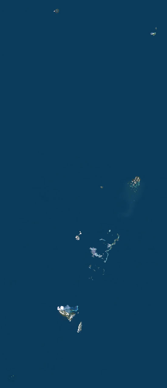 Tonga satellite photo