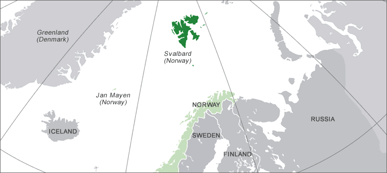 norwegian world map