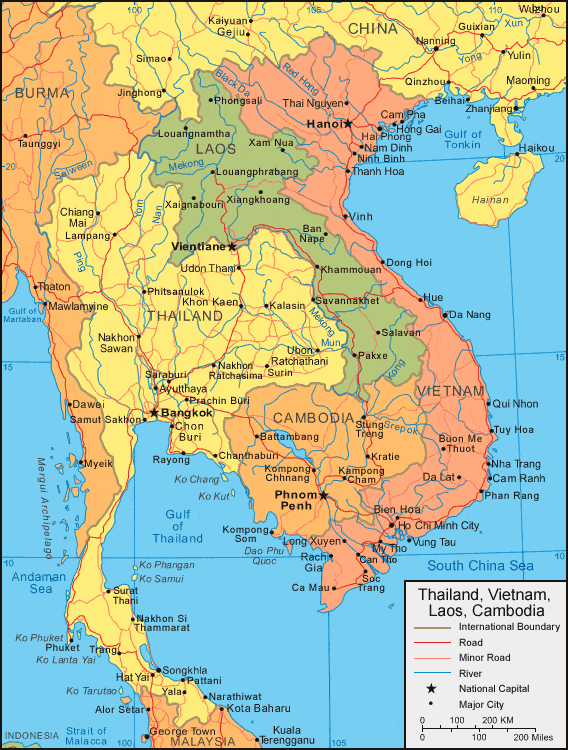 annamese cordillera map