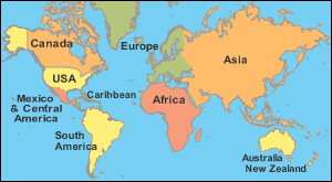 world map of asia and africa World Maps Political Physical Europe Asia Africa Canada world map of asia and africa